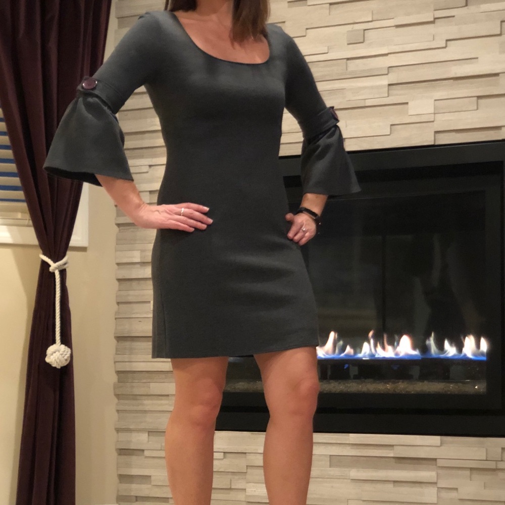 Gray elegant dress